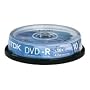 TDK DVD-R 4.7 GB 16x 10er Cakebox DVD-Rohlinge von TDK