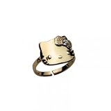 Hello Kitty - HK99024 - Bague Fille - Laiton plaqué Doré
