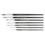 Charles Leonard Camel Hair Paintbrushes, #6, Hair Length 11/16, Pack Of 12