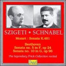 Mozart: Sonata K481; Beethoven: Sonatas Nos. 5 & 10, Opp. 24 & 96