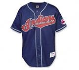 Authentic Cleveland Indians Blank Alt Road Jersey by Majestic