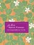 Native Flowers: Correspondence Cards