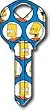The Simpsons Bart Schlage SC1 House Key
