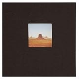 Kolo Catalina, 6 Ring 8 x 9 Picture Album, Black Covers with Soft White Pages, Holds 200 4 x 6 Photos, 2 Per Page.