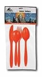 Buy Fork Knife Spoon Orange Cutlery Set for 2