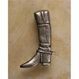 Anne At Home 602 Rust w/ Copper Wash Riding Boot Knob, Large, Facing Left - 602