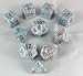 Air Elemental Polyhedral Dice Set - 10pc Set in Tube