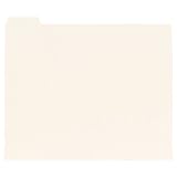Smead 50156 Recycled Manila File Guides, Blank Self Tabs, 1/5 Cut, Letter, 100/box