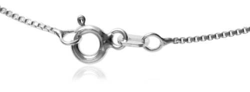 Sterling Silver  Blue Topaz Pendant, 18