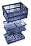RUBBERMAID INC #1124-00 GALX GRY Collapsible Crate