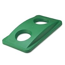 Rubbermaid(R) Slim Jim(R) Bottle & Can Recycling Top, Green