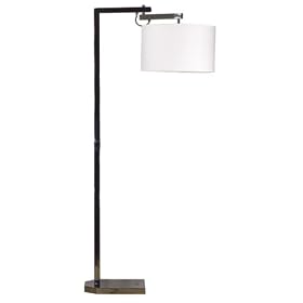 Hunter Swingstepz Floor Lamp, Chrome