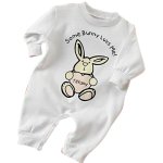 Personalized Some Bunny Loves Me Fleece Romper