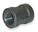 Industrial Grade 1LBY3 Couping, Black Malleable Iron, 1/4 In