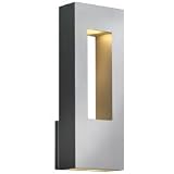 Hinkley ATLANTIS Lanterns/Wall Mounted Entrance Titanium