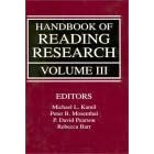 Handbook of Reading Research, Volume III (Handbook of Reading Research)
