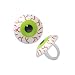 12 ct Bloodshot Eyeball Molded Cupcake Rings
