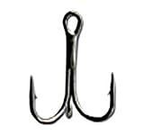 Matzuo 300 XX-Strong Treble Hooks - Black Chrome Size: 2