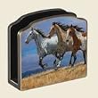 Over the Top Western Horses Wooden Napkin Holder Highland Graphic