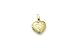 Jewelry : 14kt gold engraved heart locket charm