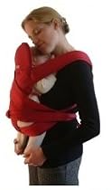 Wilkinet Baby Carrier / Sling in Red Twill Cotton for Front, Back & Hip Carrying!