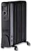 2000w Oil Filled Radiator Black