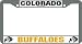 Colorado Buffaloes Chrome License Plate Frame