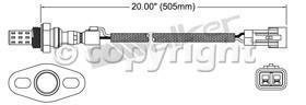 Walker 250-22063 Two Wire Oxygen Sensor