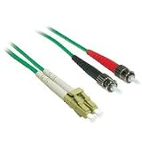 Cables to Go - Patch cable - LC multi-mode (M) - ST multi-mode (M) - 33 ft - fiber optic - 62.5 / 125 micron - green