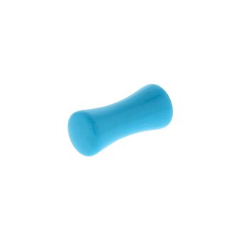 6 Gauge DYED TURQUOISE Natural Stone Double Flare Plug