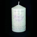 Wedding Day Candle - Personalised