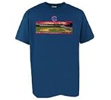 Chicago Cubs Wide Screen Team Stadium Graphic T-Shirt