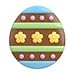 SpinningLeaf Easter Eggs Sandwich Cookie Mold