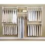 Easy Track RB1448 Closet 4 to 8-Foot Expandable Closet Organizer Starter Kit
