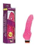 Perfect Pleasures Vibrator Jelly Finish Multi Speed Stufenlos Rot Red ca.22cm