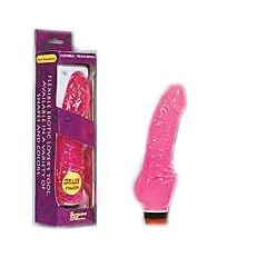 Perfect Pleasures Vibrator Jelly Finish Multi Speed Stufenlos Rot Red ca.22cm
