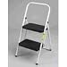 Cosco 11-302WBL Big Step Two-Step Steel Step Stool White