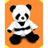 211QM7kRaXL Ki Ya! Po Kung Fu Panda Movie 11 Karate Dressed Panda Bear Stuffed Animal by Russ