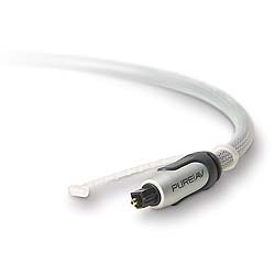 Belkin Pure AV Silver Series - Digital audio cable (optical) - TOS Link (M) - TOS Link (M) - 1.2 m - fiber optic