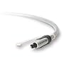 Belkin AV  Digital Audio Cable (optical) - TOS Link (M) - TOS Link (M) - 1.2 m - fiber optic