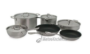 All-Clad MC2 - 10 pc Cookware Set w/ Nonstick Fry Pans 700386