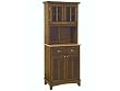 Home Styles Cherry Server with Natural Top & Hutch 29.25x16x72-in..