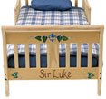 Custom Knights Toddler Bed