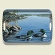 Serving Tray ~ Loons ~ 18 inches x 12 inches ~ melamine plastic ~ code 561