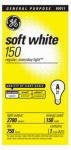 211R46WfhuL GE 10429 12 A21 Incandescent Soft White Light Bulb, 150 Watt, 12 Pack