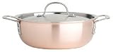Calphalon Tri Ply Copper 4 qt Chefs Casserole with Lid