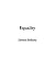 Equality
