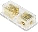 Electronics : METRA Ltd GFDB2-AGU Gold Series Fused Distribution Block