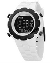 Adidas #ADH6007 White Wooster Chronograph Alarm Digital Watch
