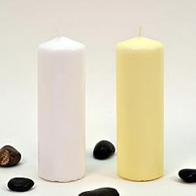 2" x 6" Pillar Candle (Bulk 12 pcs) Ivory
